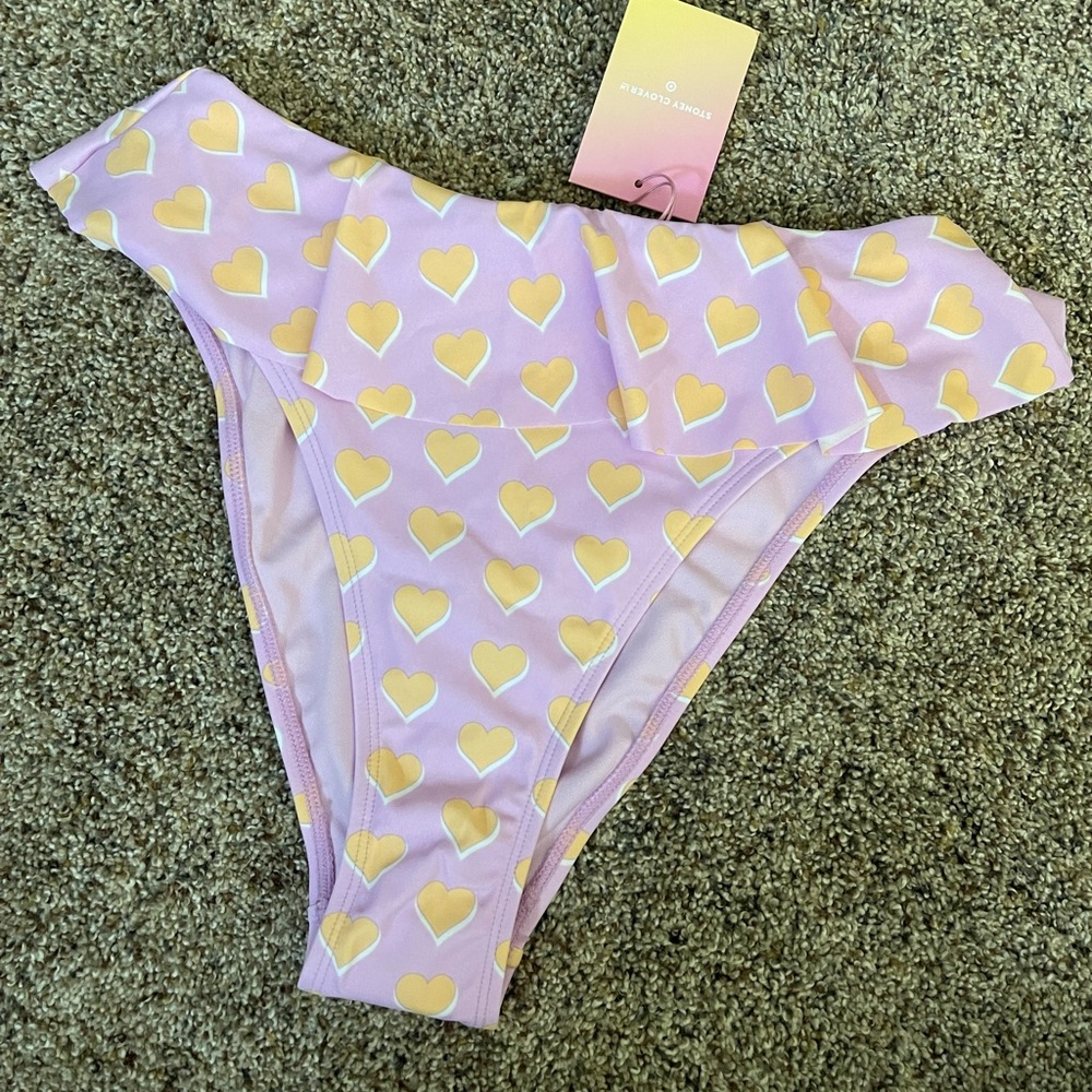 💜 Stoney Clover Bikini Bottoms - size Small 💜